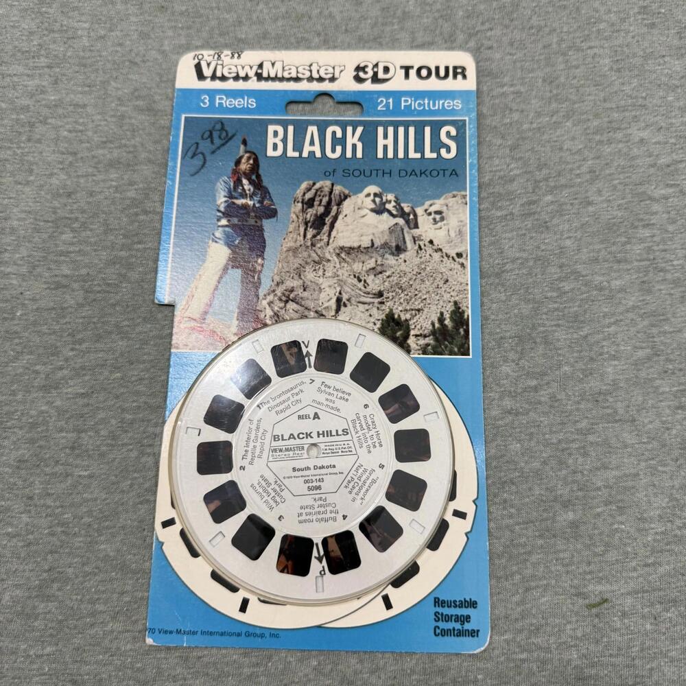 VIEW-MASTER 3-D‎ Tour - Sealed Pack - Black Hills South Dakota VTG